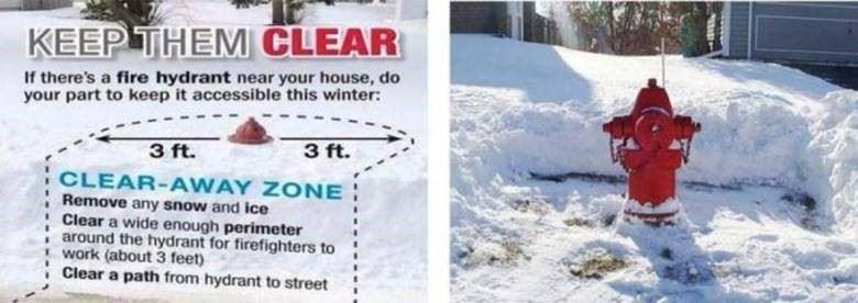 Keep a Fire Hydrant Clear